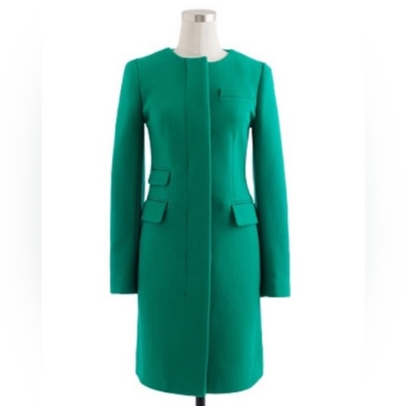 J. Crew Double-Cloth Wool Symphony Coat size 2 - Picture 2 of 9